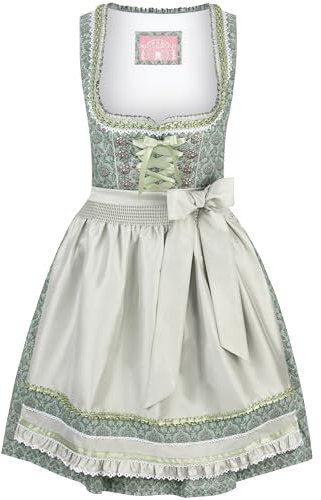 Stockerpoint Damen Dirndl Ruby I Größe 30-44 I Bequemes Trachtenkleid mit Schürze & liebevollen Details I Atmungsaktiv & pflegeleicht I Perfekt für Trachten & Festlichkeiten