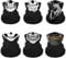 AMSNINK 6 Stück Multifunktionstuch, Totenkopf Maske,Schlauchschal, Halstuch Herren, Schlauchschal Herren, Schlauchschal Damen, Loop Schal, Halstuch Motorrad Herren, Halswärmer, Loopschal