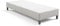 Best for Home Hotelbett Boxspringbett Bettgestell Boxspringgestell 100x200 cm Silber Boxspring Rahmen ohne Matratze