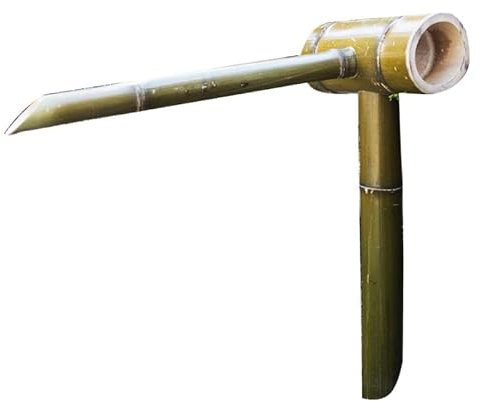 Yiustldd Fontaine de Jardin en Bambou avec Pompe, Fontaine à Eau Feng Shui Zen pour terrasse, intérieur et extérieur