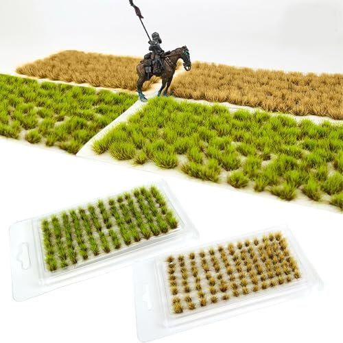 TICKLELY Fausse Herbe & Faux Gazon Extérieur - Tapis Gazon Artificiel pour Modélisme Ferroviaire