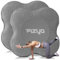 Fizyo Kniekissen Rutschfeste: Kniepads für Yoga, Pilates Knie Pads, Yoga Pad für Gelenkschutz & Fitness, 2 Set, Grau, 20x20 cm