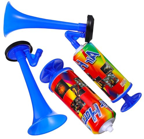 MERRYHAPY 2stücke Handluft-Horn Tragbares Cheer-Horn Für Sport Camping Graduierungen Und Feiern Lautes Signalhorn Für Geburtstagsfeiern Und Bootsfahrten
