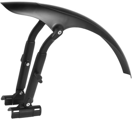 Parliky 1satz Verstellbarer Fahrradrückenschutz Universelles Schutzblech Für Moutain Und Straßenräder Schutzfunktion Gegen Schmutz Und Spritzwasser Schwarz