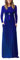 Anelune Dresses for Women Long Sleeve Loose Plain Plus Size Maxi Dresses Casual Long Floral Dresses with Pockets Royal Blue Medium
