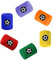 Lot de 6 bracelets de sport pour enfants - En coton coloré - Pour le football, le basketball, le tennis, la gymnastique, le golf, la course à pied