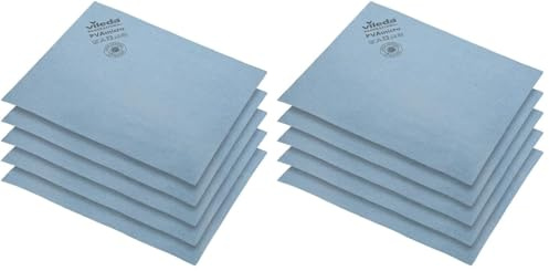Vileda VIL17213 Panni in Microfibra, Blu, 35 x 38 cm, 5 Pezzi (Confezione da 2)