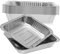 Mobestech 10Pièces Casseroles Jetables Aluminium Récipients Alimentaires Robustes pour Cuisson Barbecue Résistants Aux Températures Idéaux pour Cuisine Repas
