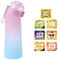 Formeupyaup Air - Botella de agua con Up Original Pods 7 sabores en cápsulas aromáticas, 650 ml, sin BPA, Air Starter Set Up Botella 0 Tazz