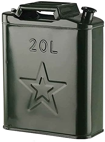Bidon d'essence, Diesel, bidon de Carburant, bidon de Stockage d'huile de Carburant en métal, bidon en métal de 20 L, bidon de Stockage de Carburant de Voiture, bidon d'huile Diesel, bidon d