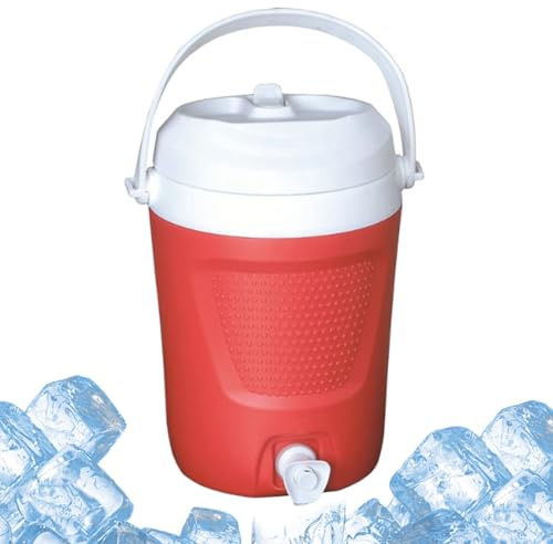Ylnailky Distributeur de Boissons Sportives | Glacière À Boissons Pour Le Camping | Glacière Isotherme Chaude Et Froide Pour Pique-Nique Randonnée, Fontaine D'Eau Extérieure 4L