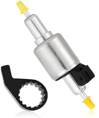 Fuel Pump Kit, Low Noise Diesel Heater Fuel Pump with Holder Compatible with Niutudza 12V Eberspacher & All Chinese 2KW 5KW 8KW Diesel Heaters