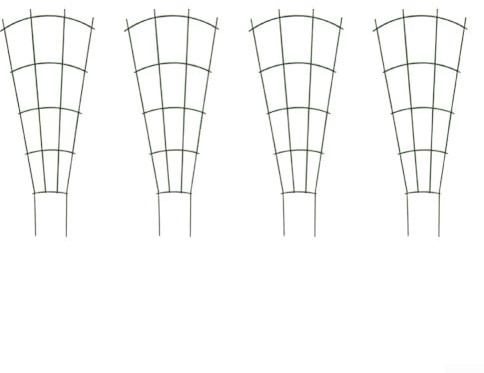 Metall Garten Pflanze Rankgitter Klettergerüst Grün Gitterständer Outdoor Freistehende Unterstützung für Rosen Weinreben und andere Kletterpflanzen Eisenbau Weat