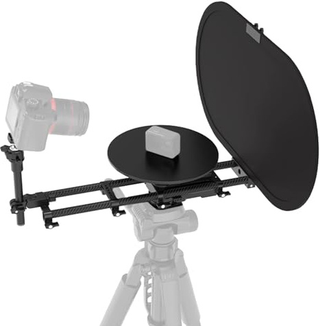 Vituord Motorized 360 Photo Booth, Photography Turntable - APP Control, 12″ Rotation Platform - Bearing 8kg, Camera Pole with Ball Head, 1/4 & 3/8″ Threads, for DSLR, Video, Time-Lapse