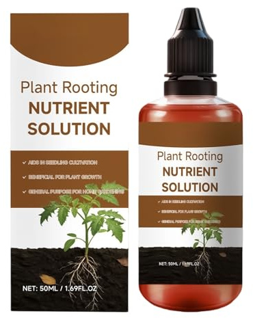 Wurzel Tropfen | 60ml Wachstumsförderer Für Sämlinge - Aktivierungslösung Für Pflanzen Und Blüten - Für Blumenerde Und Zimmerpflanzen Pothos Monstera