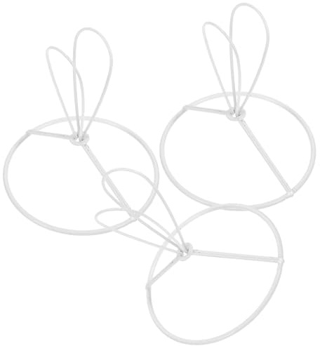 Kichvoe 3 Pinces Adaptateurs Abat-Jour 90 MM en Métal pour Lampes à Poser et Suspensions, Accessoires de Montage pour Luminaires DIY Intérieur et Bureau