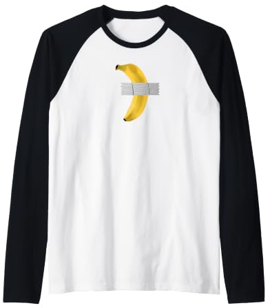 Bananen-Tape, Künstler, Bananenkanal, geklebt, bedeutet lustiges Wortspiel Raglan