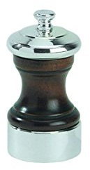 Peugeot Palace Moulin à poivre manuel, Réglage mouture classique, Taille : 10 cm, Matière : Bois patiné/Métal argenté, 19570