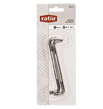Ratio 7022H - Destornillador Acodado Juego 2 Ratio