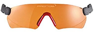Protos integrale Schutzbrille für Helmsystem, Farbe:orange