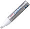 Uni Coloured Broad (4-8.5mm) PX-30 Silver Oil Paint Marker Pen Metal Glass Wood Plastic Stone Outdoor Chisel Nib Tip (Pack Of 1)