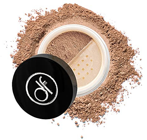 Dermaflage Mineral Powder Foundation - Full Coverage, Talc-Free & Lasting Matte Finish - Natural Ingredients with Antioxidants - Safe for Sensitive Skin & Made in USA