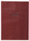 Clairefontaine 72226C - Heftumschlag / Heftschoner / Hefthülle Calligraphe mit Feinkörnung & Diamantmotiven DIN A4 21x29,7 cm, Etikettenhalter aus PVC blickdicht und strapazierfähig, Braun, 1 Stück