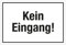 WANDKINGS Hinweisschild - Kein Eingang! - stabile Aluminium Verbundplatte - Wähle eine Größe - 20x15 cm