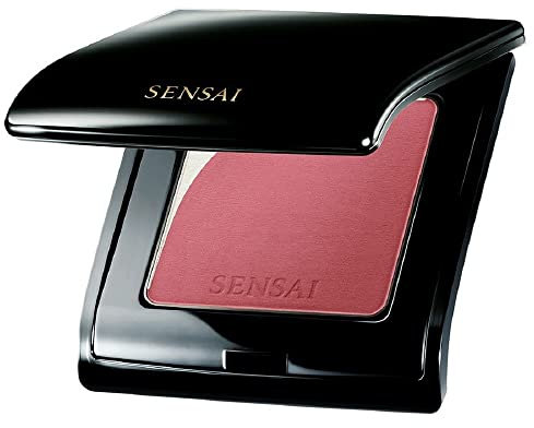 Sensai Blooming Blush Fard Illuminante con Pennello, 03 Blooming Coral, 4 g