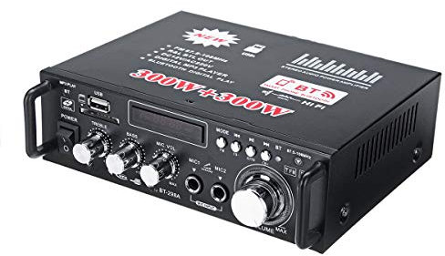 Forspero 12V 600W bluetooth HiFi Stereo Audio Power Amplifier Remote Control 220V USB