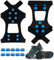 Fengzio Schuhspikes mit Extra10 Spikes Schuhkrallen für Schuhe im Winter Outdoor Anti Rutsch Steigeisen für Damen und Herren Schuh Spikes für Bergschuhe/Eisspikes