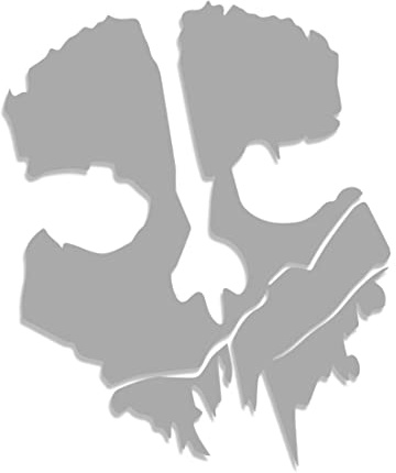 Call of Duty Ghost XXL 0124 (silber) // Sticker OEM JDM Style Aufkleber
