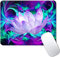 Lotus Tapis de souris de jeu avec base en caoutchouc antidérapant pour ordinateurs portables de bureau, tapis de souris mignon avec motifs pour femme, 240 mm x 200 mm x 3 mm