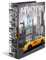 HERMA Ordner A4 New York USA Set, 10 Stück, 7 cm breit, Kinder Ringordner mit Städte Motiv, bunter Aktenordner mit Innendruck für Jungen und Mädchen