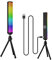 LED Lichtleiste, Musik Atmosphare Rhythmus Licht RGB Voice Activated Rhythm Light, Licht Pickup Licht ​Musik Rhythmus Synchronisation USB Lade Lightbar Mit Stativ Für Spiel Desktop (App Control)