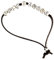 Holyart Solo X Amore Armband aus schwarzem Alcantara mit Zamac