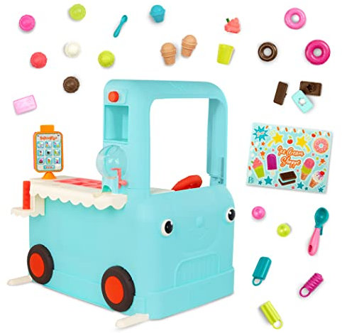 B. Play – Ice Cream Truck – Ice Cream Toys, Tablet & Accessories – Interactive Food Truck For Toddlers, Kids – Educational Pretend Play Set – 2 Years + – Ice Cream Shoppe