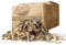 Woodlogger Hackschnitzel aus Kiefer 200 L | Holzhackschnitzel als Rindenmulch-Ersatz für den Garten | Verwendbar als Einstreu, Brennmaterial, Anzünder, Deko, Mulch & Fallschutz für den Spielplatz