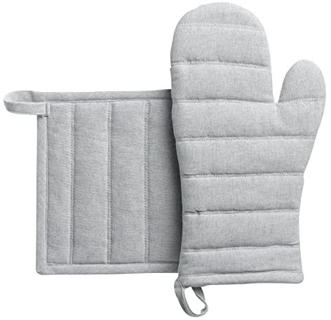 Set guanto/presina riciclato Jona Perla 15x30 cm Winkler