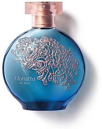 O Boticário Floratta My Blue Eau de Toilette EDT, Colonia Perfume Para Mujer | Fragancia Floral Amaderado Musks Almizcles y Sándalo 75 ml