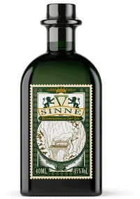 Dry Gin Miniatur 40 ml weltweit prämierte schwarzwald Brennerei Manufakturqualität 45% vol.