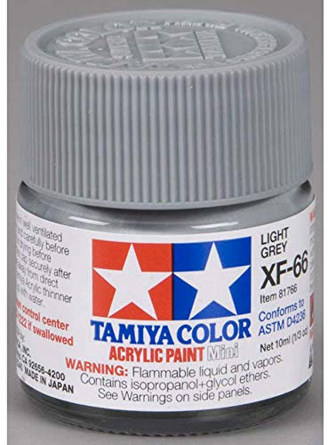 Tamiya Acrylic Mini XF-66 Light Grey 10ml Paint Bottle
