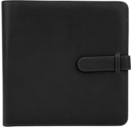 Quadratisches Fotoalbum mit 288 Taschen, für Polaroid-Fotoalben 3 Zoll, für Square SQ1 SQ6 SQ10 SQ20 Sofortbildkamerafilme, Bilderalbenbuch (Schwarz)