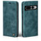 LBH Handyhülle für Google Pixel 7 Pro in Petrol Blau mit Karten- und Geldfach Smartphone Hülle mit Standfunktion Flip Case Schutzhülle Magnetverschluss Vintage
