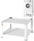 VEVOR Wäscheständer mit Ablagefach, 711,2 x 711,2 x 406,4 mm, Standplattform für Waschmaschine und Trockner, universelle Passform, 299,4 kg Kapazität, Multifunktionsbasis aus Stahl für Waschmaschine