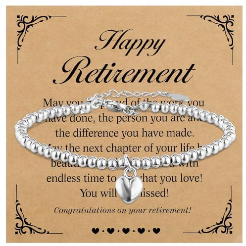 Grevosea Edelstahl Armband Damen,Ruhestands Geschenk,Edelstahl Armband,Freundschafts Armband Damen Ermutigungs Geschenke für Kollegen, Freunde, Mütter, Freundinnen Ruhestands Geschenk