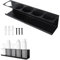 GHIBFBT Spray Bottle Holder, 5 Can Space Saving Wall Mounted Metal Spray Can Storage Rack, Stable Spray Bottle Organizer for Garage, Workshop (1, Regular Type)