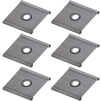 XMNIVATE Pack of 6 Awning Hooks, Channel Rail Hooks, Caravan Hooks, Channel Eyelets for Caravan Awnings, Motorhome Accessories, Suitable for Channel Eyelets 5/6mm to 7/8mm