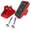 Qianly 2X Extension Ladder Replacement Shoe Set Extension Ladder Feet Replace Parts Rubber Base Foot Pads for DE1522-2CN