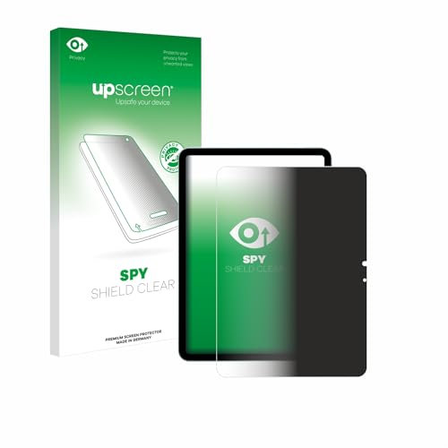 upscreen Anti-Spy Blickschutzfolie für Apple iPad Air 11 WiFi 2024 Made in Germany, Privacy Displayschutz-Folie [Sichtschutz, Blaulichtfilter]